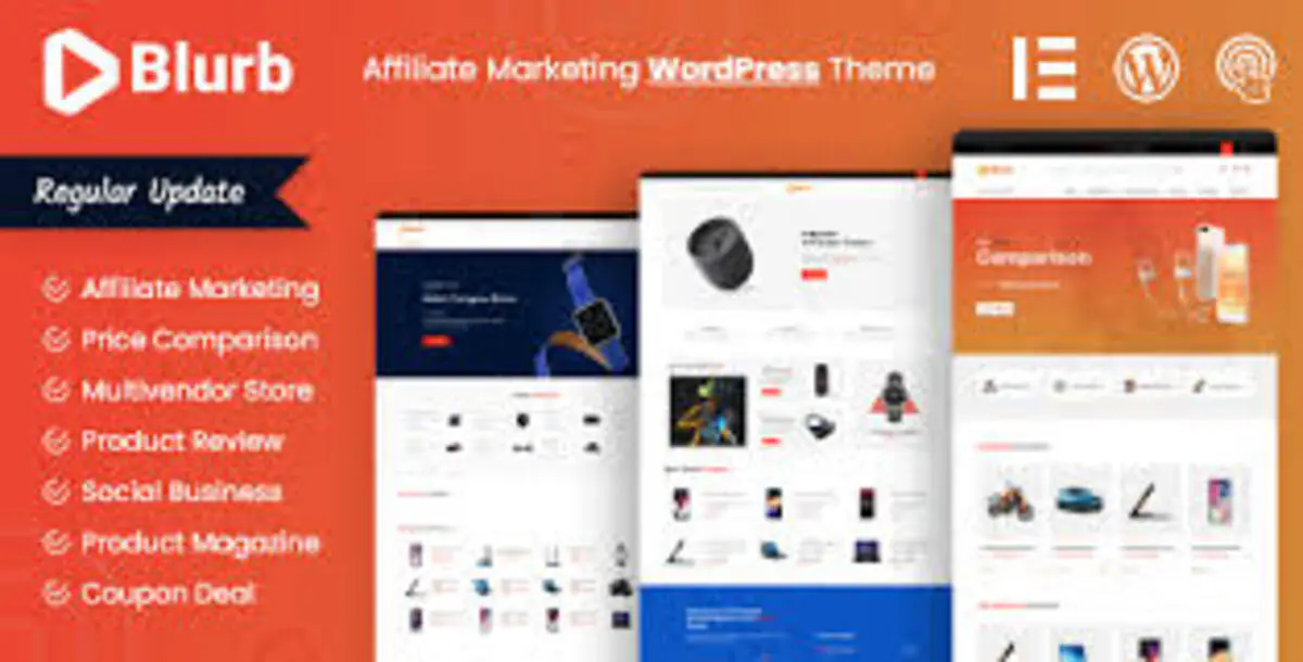 Blurb 2.1.4 – Affiliate Marketing WordPress Themes 1