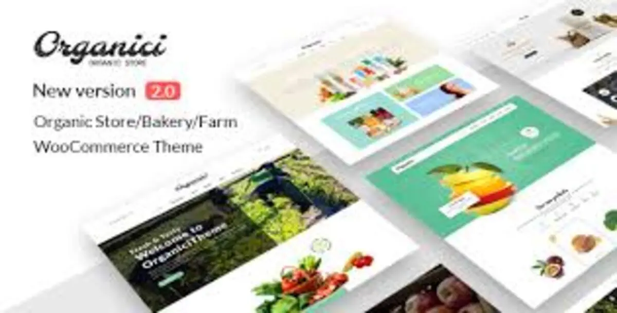 Organici  – Organic Store & Bakery WooCommerce Themes