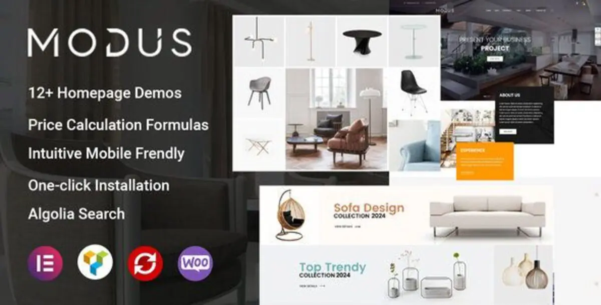 Modus – Modern Furniture WooCommerce Themes