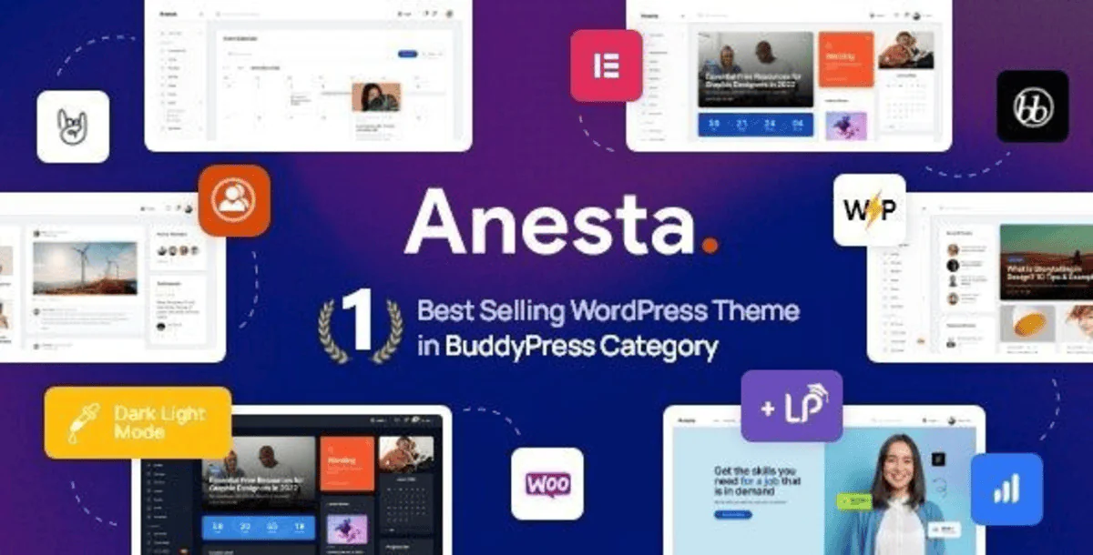 Anesta – Intranet, Extranet, Community and BuddyPress WordPress Theme