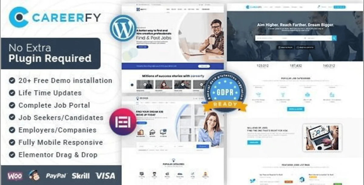 Careerfy – Job Board WordPress Theme