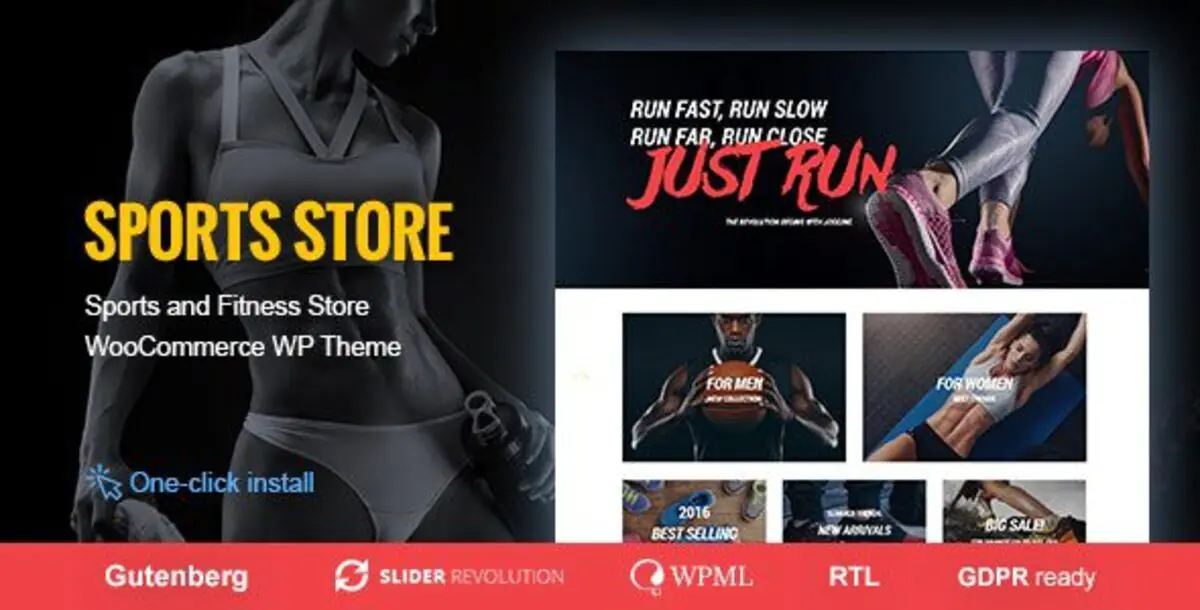Sports Store  – WooCommerce WordPress Themes 1