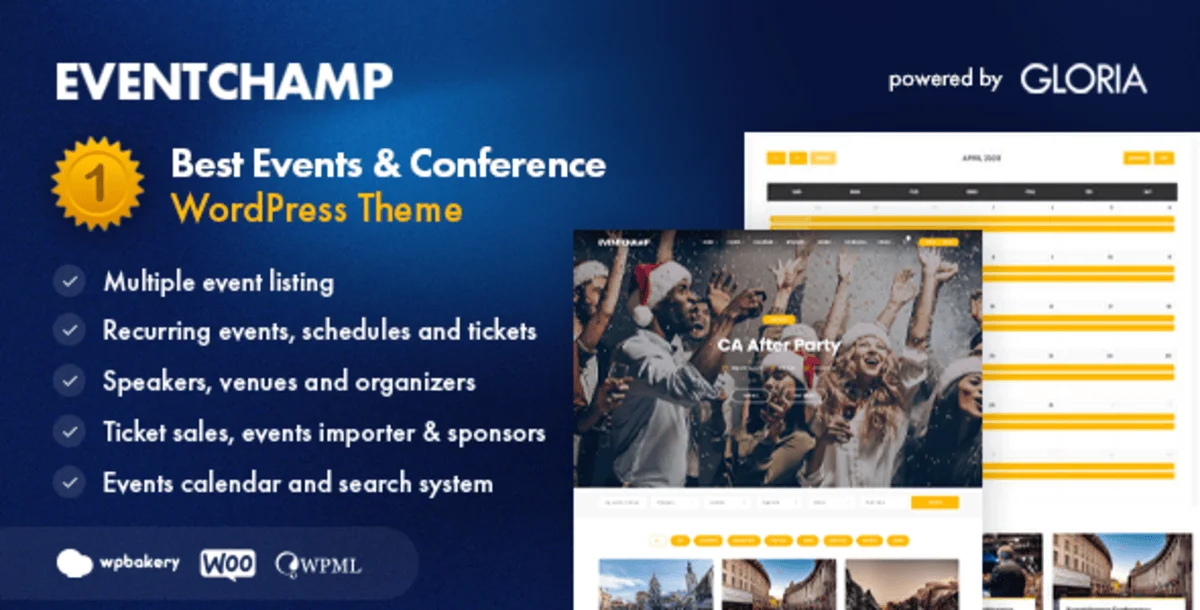 Event Champ - Multiple Events & Conference WordPress Theme