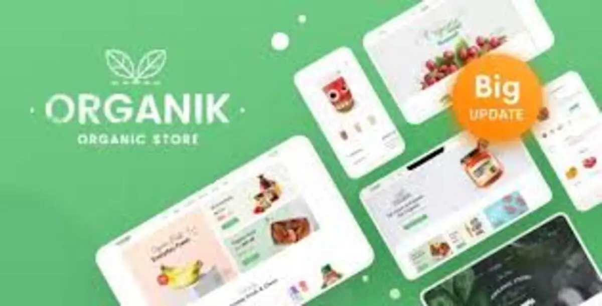 Organik   – Organic Food Store WordPress Themes 1