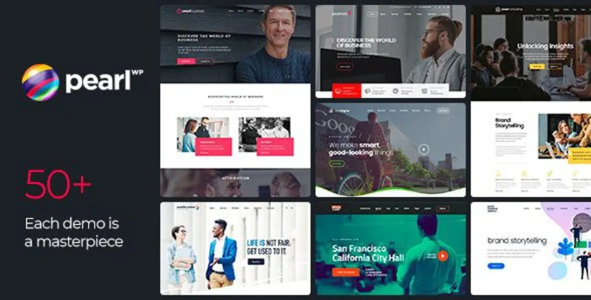Pearl – Corporate Business WordPress Themes 1
