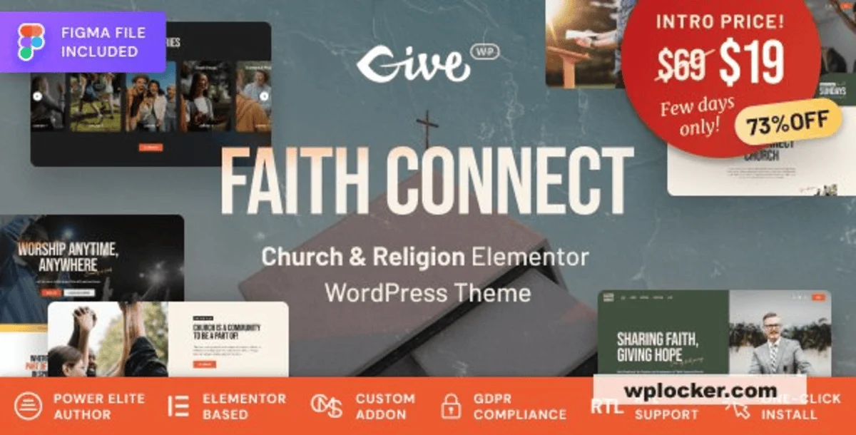 Faith Connect  - Religion & Church WordPress Theme