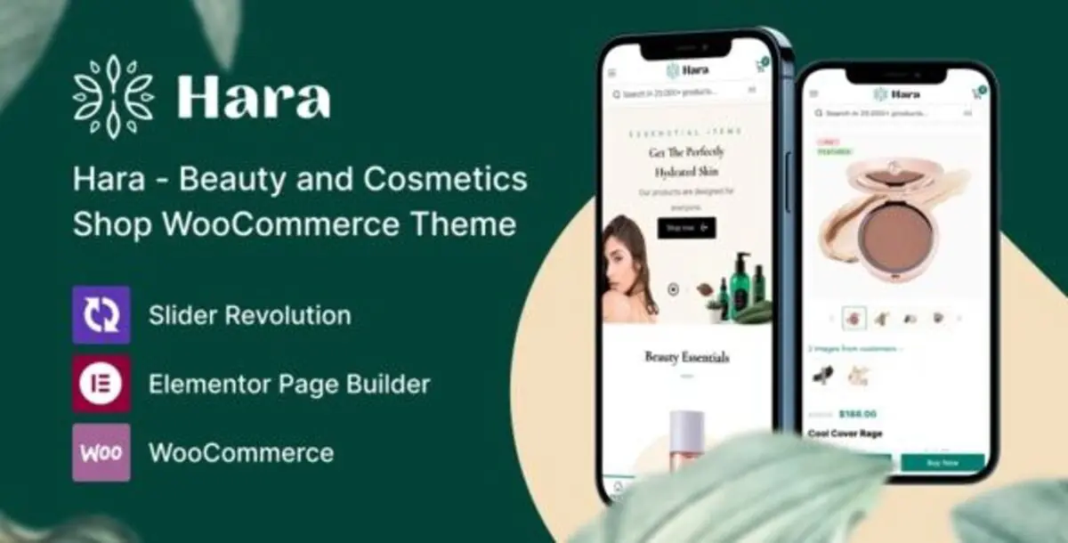 Hara – Beauty and Cosmetics Shop WooCommerce Themes