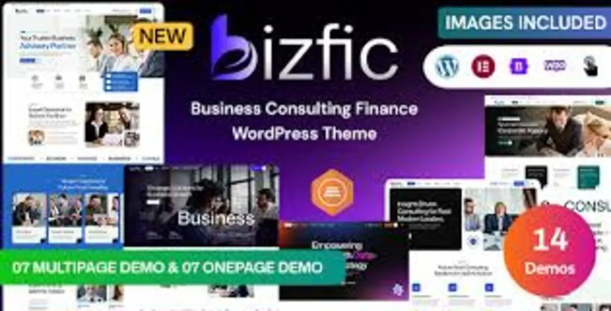 Bizfic – Business Consulting & Financial Advisors Modern WordPress Themes 1