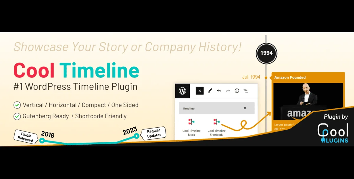 Cool Timeline Pro - WordPress Timeline Plugin