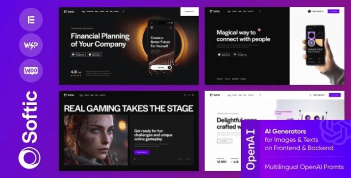 Softic – Web Company Digital WordPress Theme