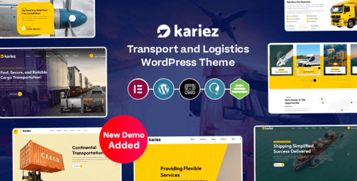 Kariez – Transportation & Logistics WordPress Theme