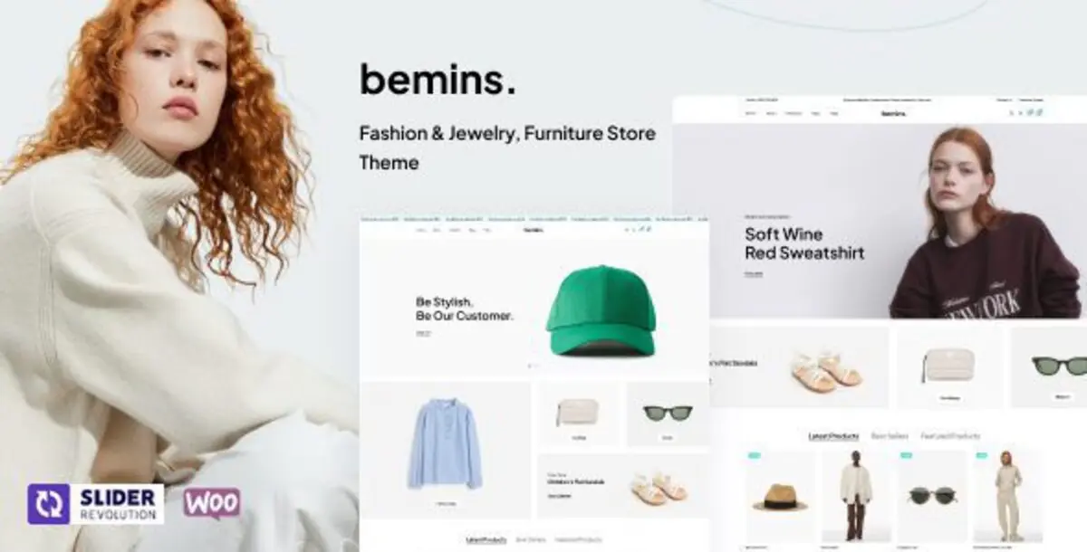 Bemins  – Fashion & Jewelry, Furniture Store WordPress Themes 1