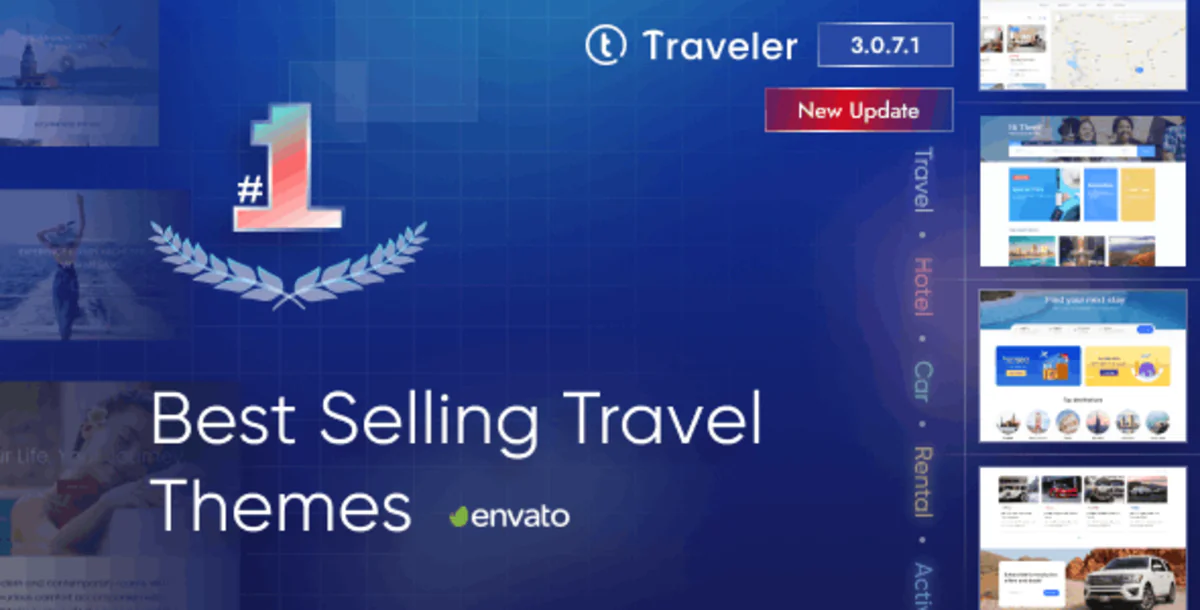 Traveler – Travel Booking WordPress Themes